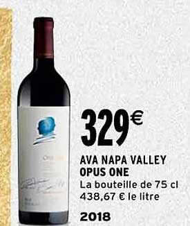 ava napa valley opus one 2018