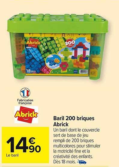baril 200 briques abrick