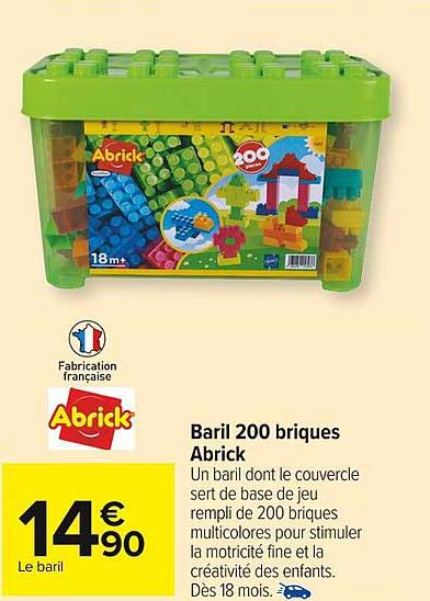 baril 200 briques abrick