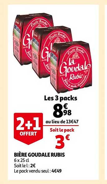 Bière Goudale Rubis