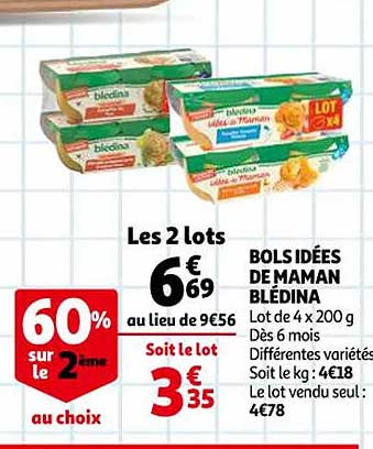 bols idées de maman blédina