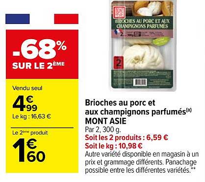 Brioches Au Porc Et Aux Champignons Parfumés Mont Asie