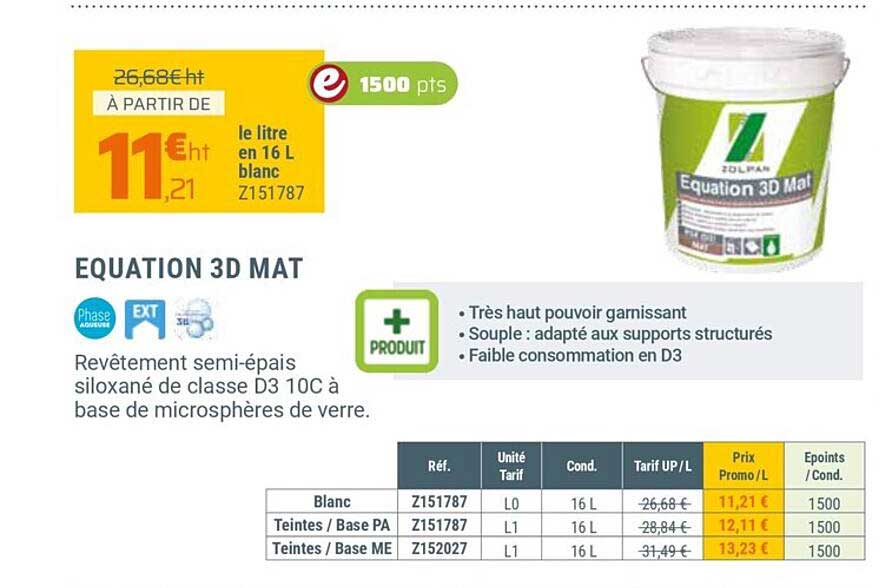 équation 3d mat zolpan