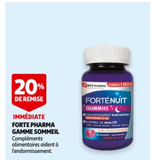 forte pharma gamme sommeil