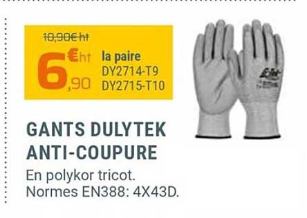 gants dulytek anti-coupure