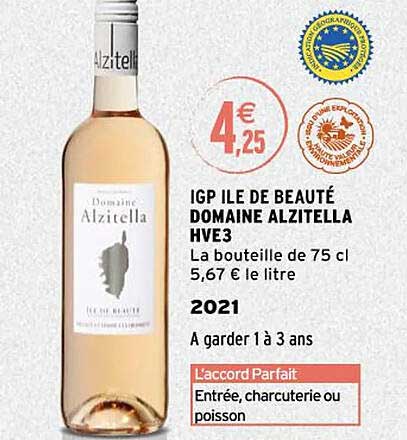 igp île de beauté domaine alzitella hve3 2021