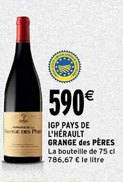 igp pays d'oc l'hérault grange des pères