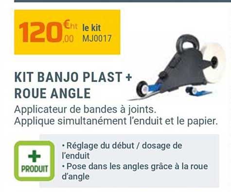 kit banjo plast + roue angle
