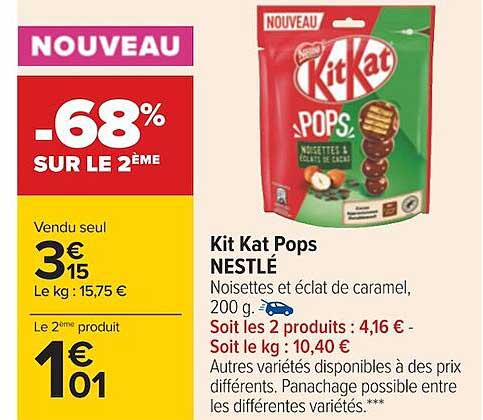 kit kat pops nestlé