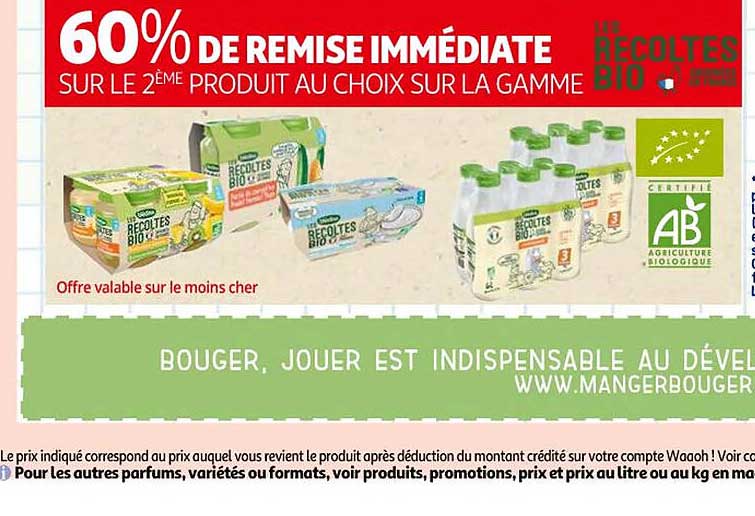 la gamme les récoltes bio