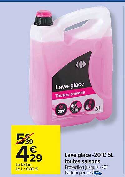 Lave Glace -20°c 5l Toutes Saisons