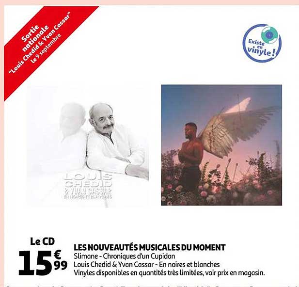 les nouveautés musicales du moment