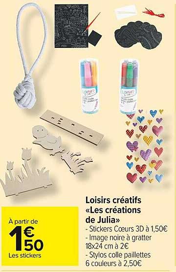 Loisirs Créatifs «les Créations De Julia»