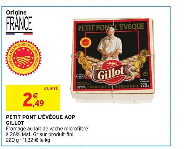 petit pont l'évêque aop gillot