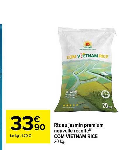 riz au jasmin premium nouvelle récolte com vietnam rice