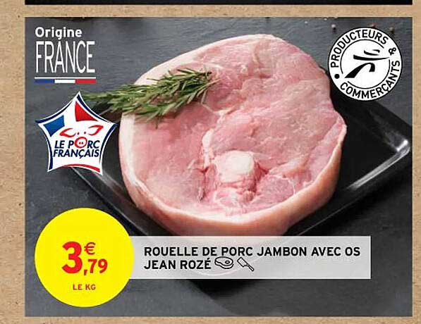 rouelle de porc jambon avec os jean rozé