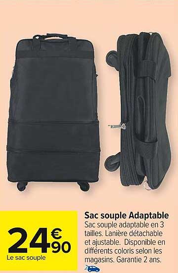 sac souple adaptable