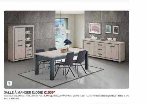 salle à manger elodie