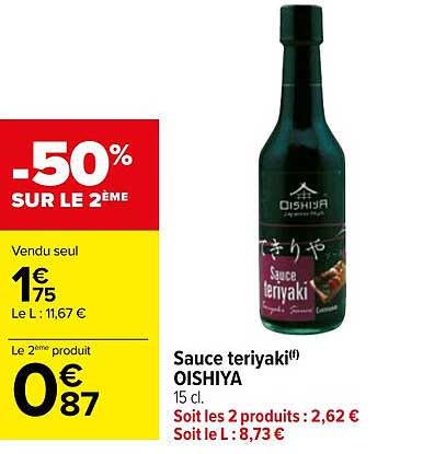 sauce teriyaki oishiya