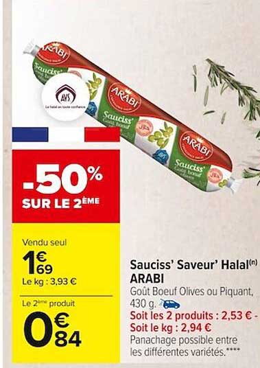 sauciss'saveur'halal arabi