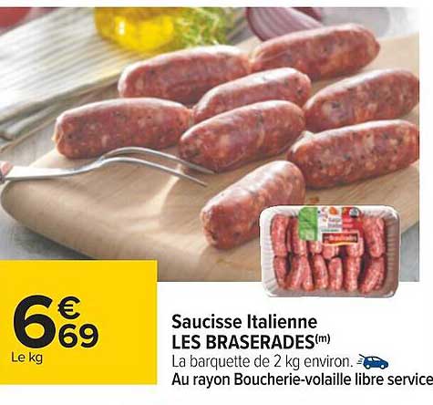 Saucisse Italienne Les Braserades