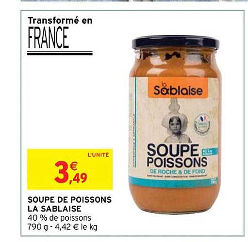 soupe de poissons la sablaise