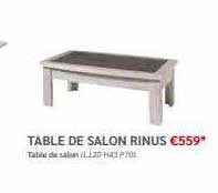 Table De Salon Rinus
