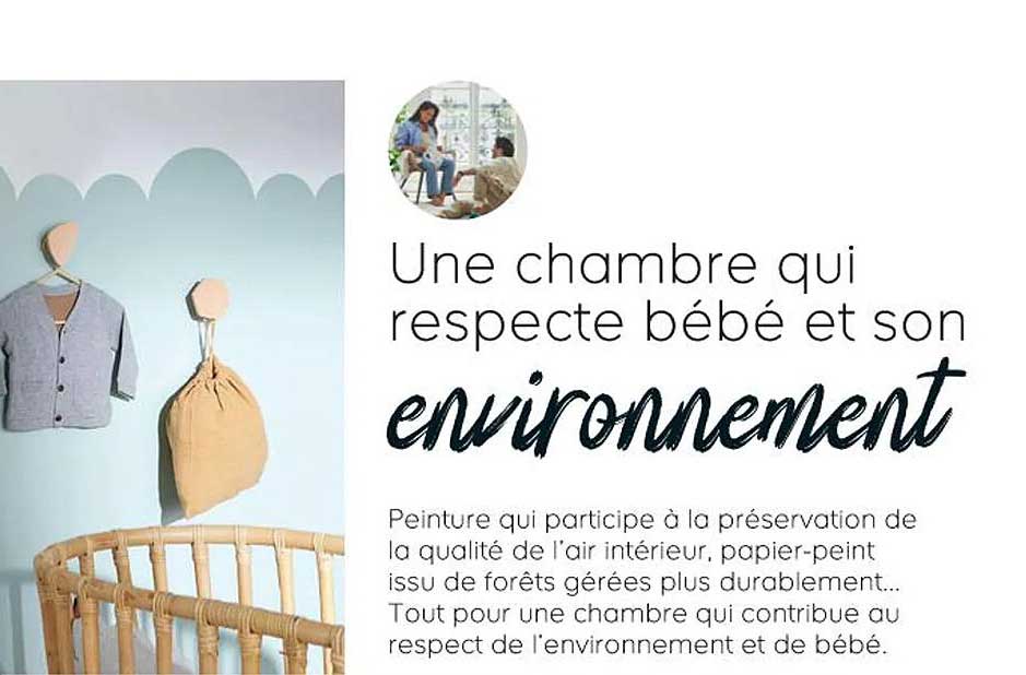 une chambre qui respecte bébé et son anvironnement