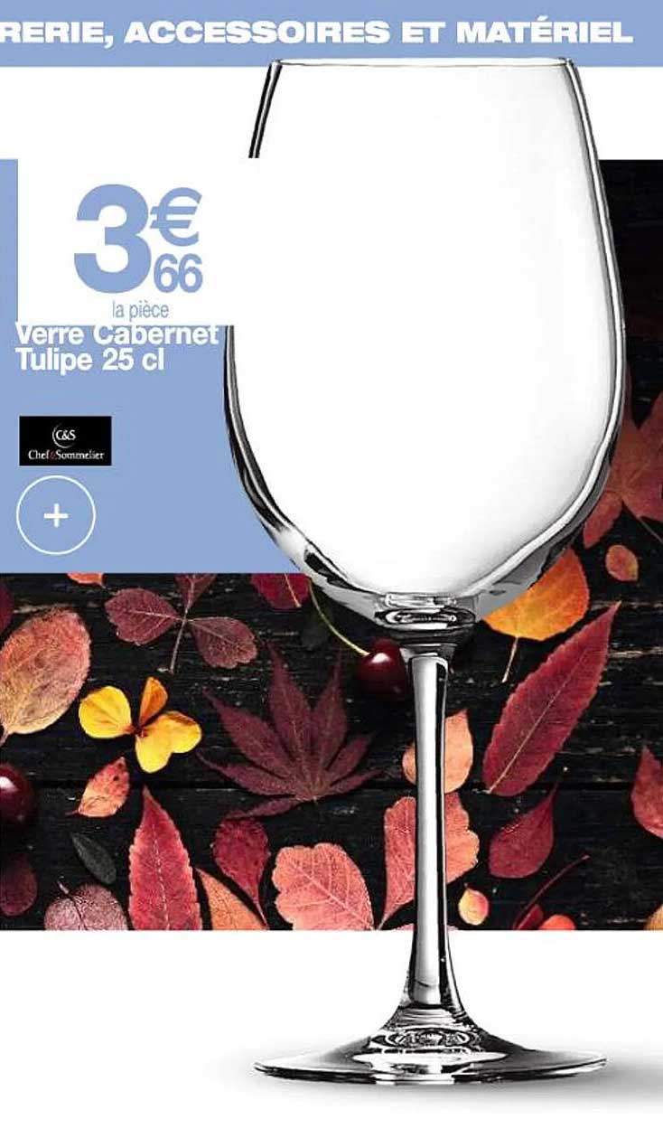 verre cabernet tulipe 25cl