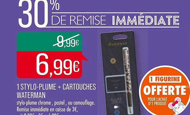 1 stylo-plume + cartouches waterman