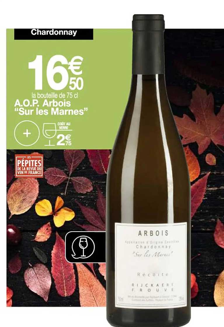 a.o.p. arbois "sur les marnes"