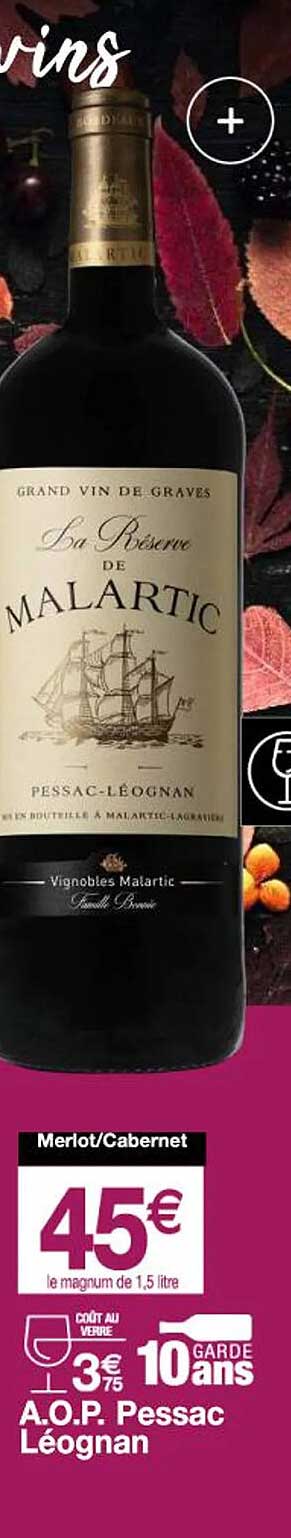 a.o.p. pessac léognan malartic