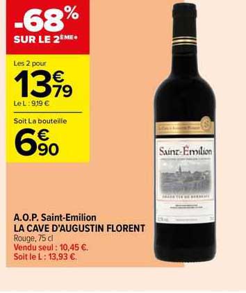 a.o.p. saint-émilion la cave d'augustin florent