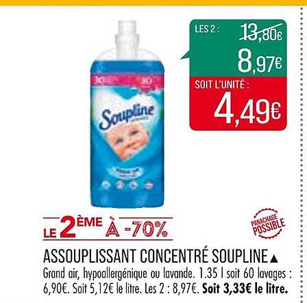 Assouplissant Concentré Soupline
