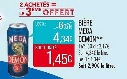 Bière Méga Demon