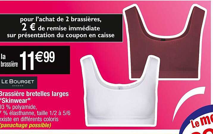 brassière bretelles larges "skinwear" le bourget