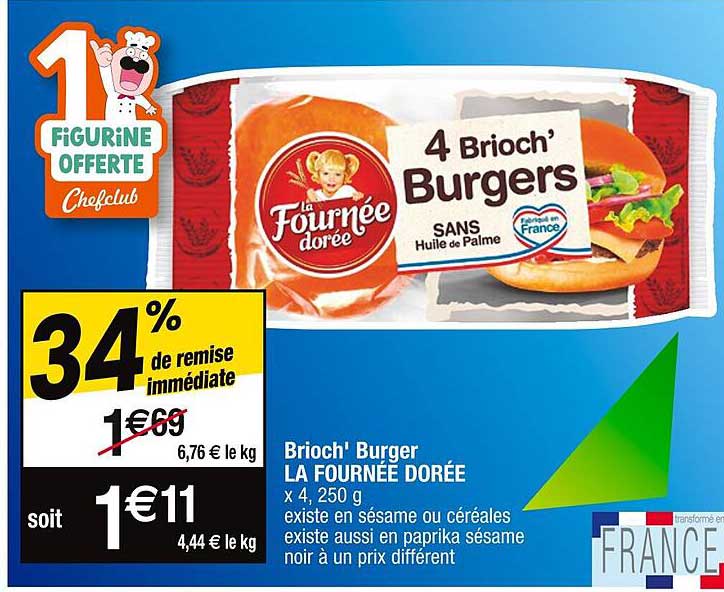 brioch' burger la fournée dorée