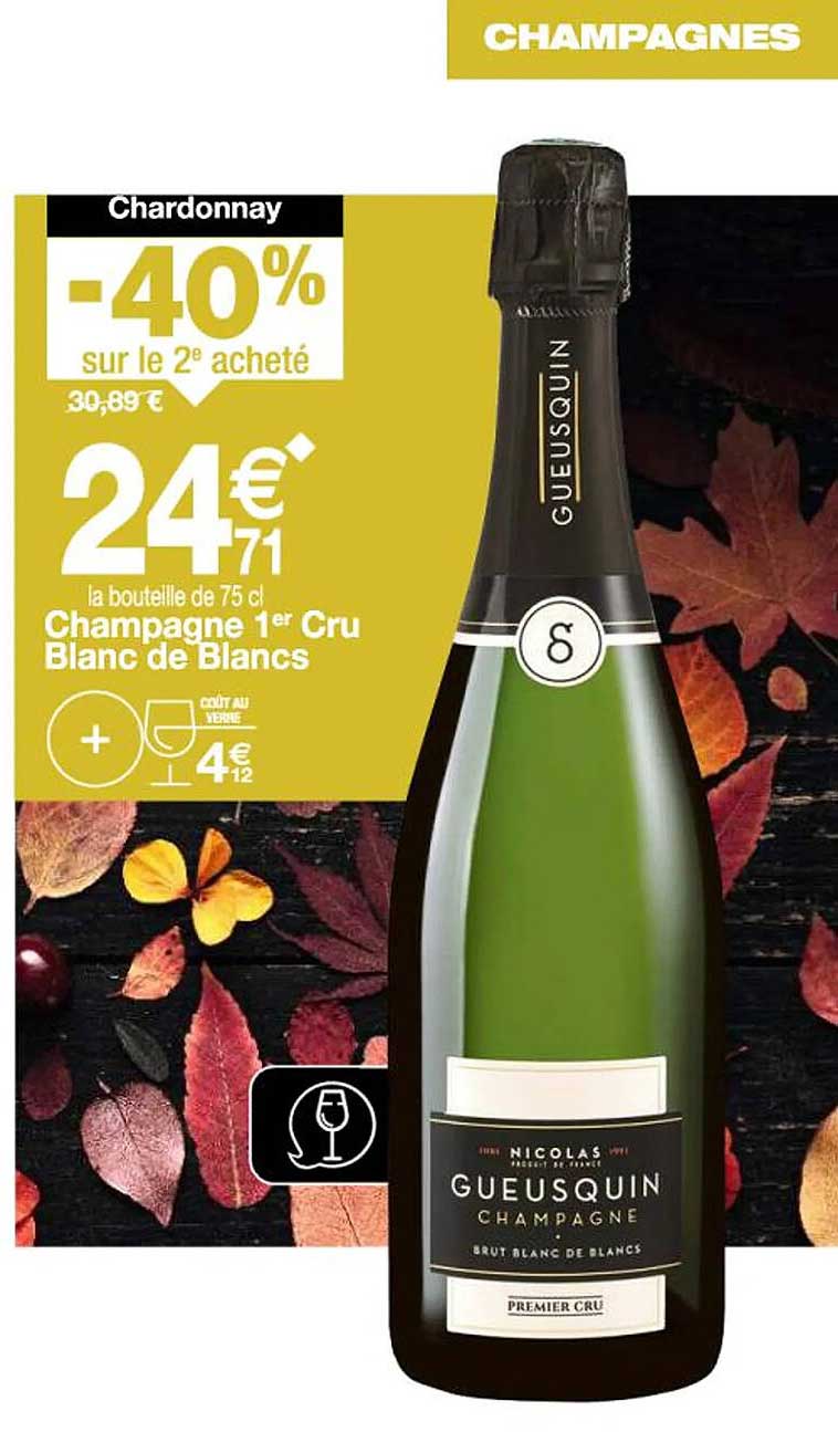 champagne 1er cru blanc de blancs