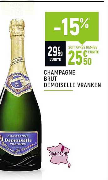 Champagne Brut Demoisselle Vranken