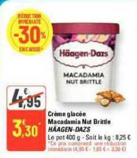 crème glacée macadamia nut brittle häagen-dazs