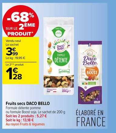 fruits secs daco bello