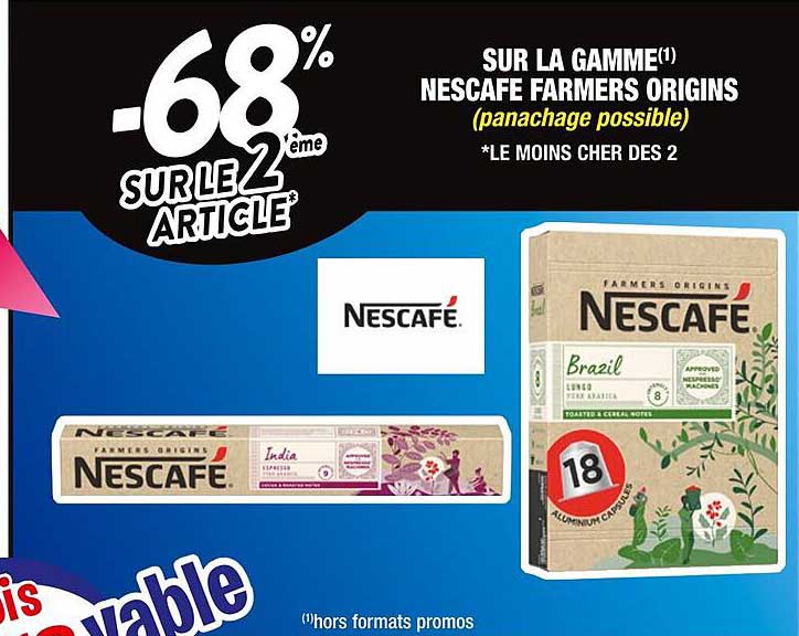 la gamme nescafé farmers origins