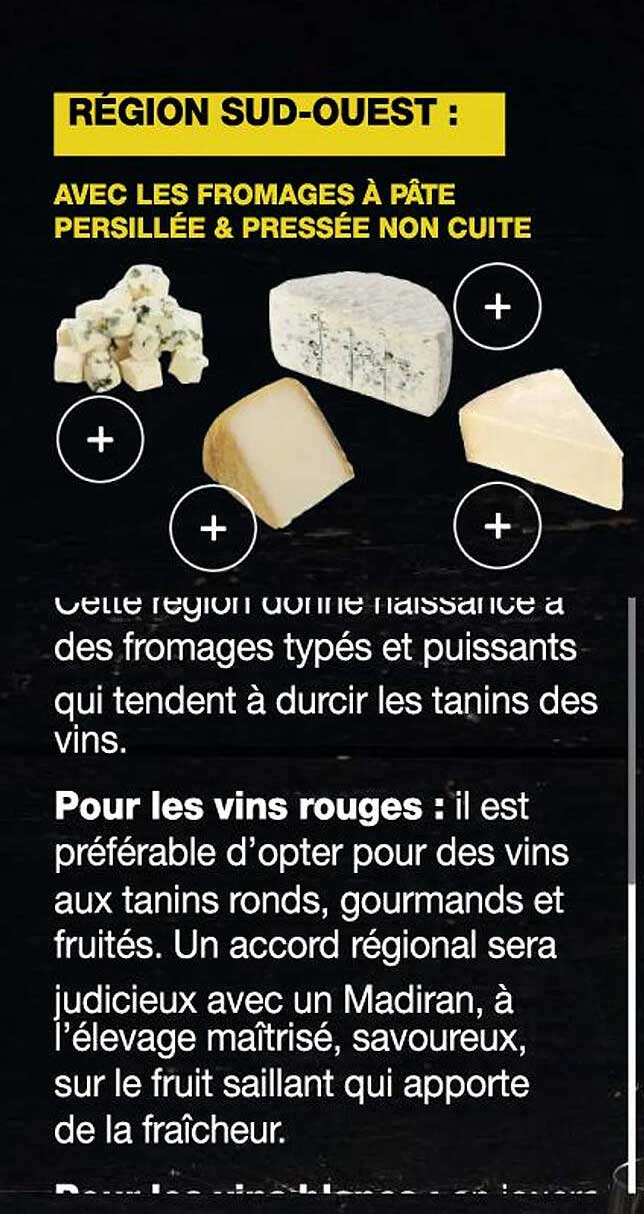 les fromages à pâte persillée & pressée non cuite