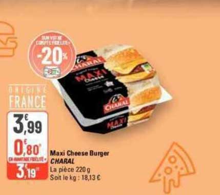 Maxi Cheese Burger Charal