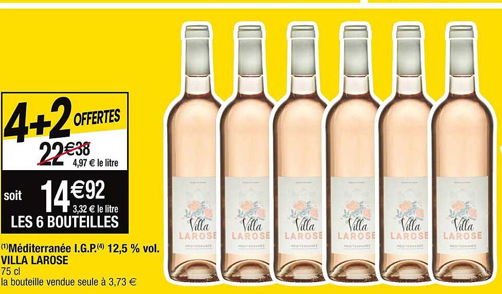méditerranée i.g.p. 12,5% vol. villa larose
