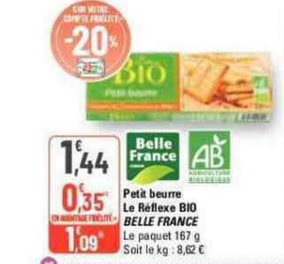 petit beurre le reflexe bio belle france
