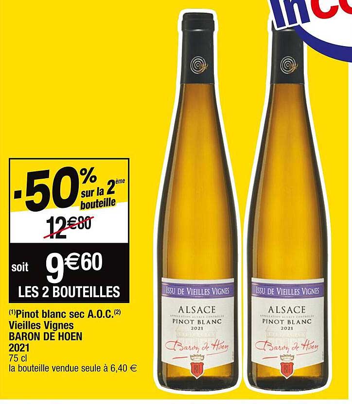 pinot blanc sec a.o.c. vieilles vignes baron de hoen 2021