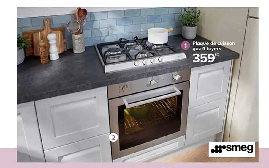 plaque de cuisson gaz 4 foyers