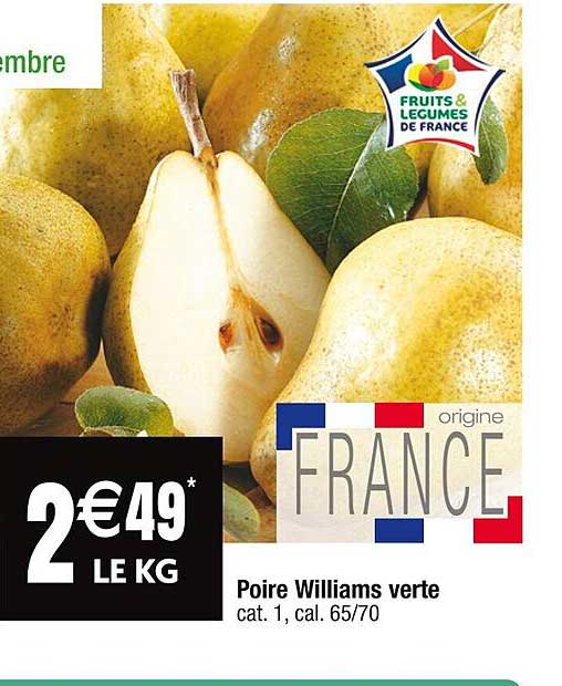 Poire Williams Verte