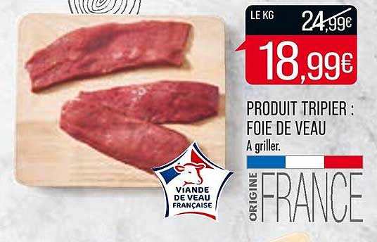 Produit Tripier : Foie De Veau